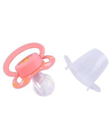 LittleForBig Bigshield Generation-II Adult Pacifier Set - Pink & Lavender Monster Design - Buy Online on GoSupps.com