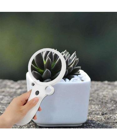 Handheld 3 in 1 Four Multiples Reading with Led Fake Magnifying Glass for Reading Crafts Repair Magnifier Lofty Ambition - Buy Online on GoSupps.com