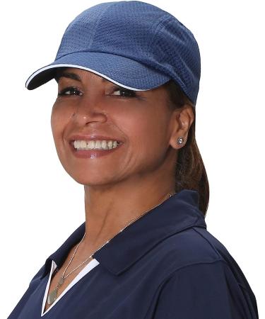 TrailHeads Women's Race Day Running Cap - Navy, One Size | Performance Hat - Buy Online on GoSupps.com