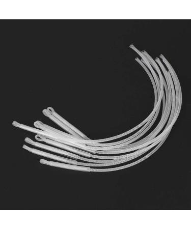 Keenso Fly Cord Loop Connector - 10 Pieces 30lb/50lb Nylon Fishing Loop Durable White Connector for Fly Fishing - Buy Online on GoSupps.com