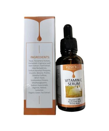 Vitamin C Serum for Face - Anti-Aging & Hydrating with Hyaluronic Acid | All Skin Types | 1 Fl Oz - Buy Online on GoSupps.com
