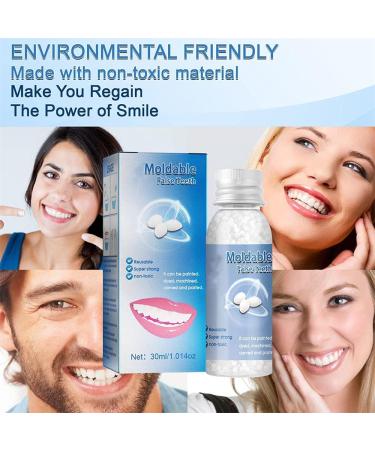 2PC Tooth Repair Granules Kit - Temporary Solution for Missing & Broken Teeth | Restore Your Smile (30G) - Buy Online on GoSupps.com