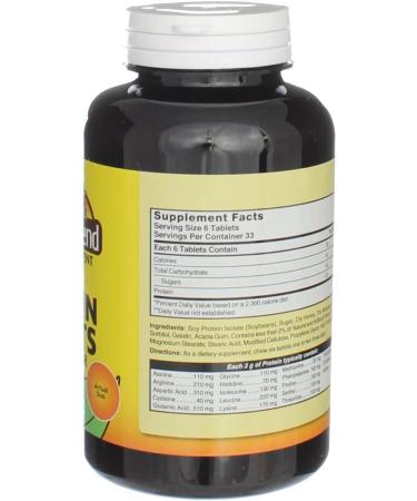 Natures Blend Protein Tablets - Honey Flavor | 200 Tablets | International Shipping Available - Buy Online on GoSupps.com