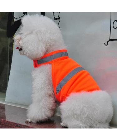 Alcyoneus Adjustable Reflective Dog Vest | Fluorescent Orange Hunting Safety Vest for Dogs - Buy Online on GoSupps.com