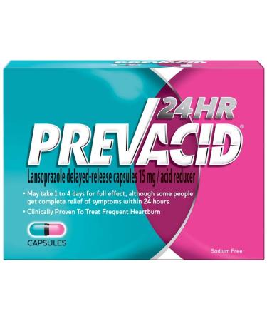Prevacid Heartburn Relief 24 Hour Jddsv Capsules 42 Count-2 Pack