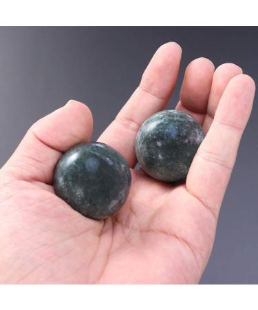 Fascia Roll & Baoding Balls Set - Black Exercise & Massage Balls for Stress Relief & Hand Therapy - Buy Online on GoSupps.com