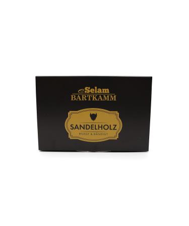 Premium Sandalwood Beard Comb - Double Teeth Pocket Comb for Ultimate Beard Care | eSelam - Buy Online on GoSupps.com