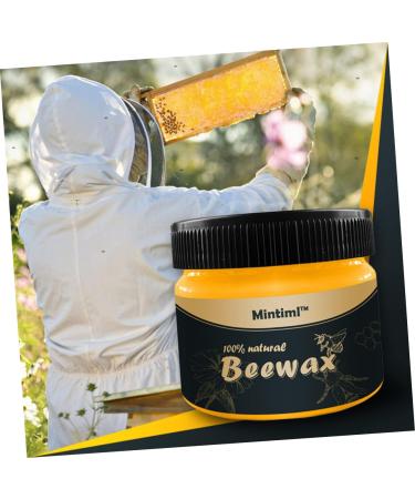 Homoyoyo 1pc Natural Beeswax Wood Seasoning & Polishing Wax - Enhance & Maintain Your Wood Finish - Buy Online on GoSupps.com