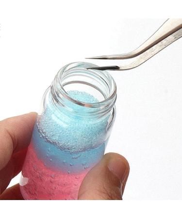 Premium Eyelash Tweezers Set - 30ml Cleaning Tool with Remover Sponge & Cleaning Ball | International Shipping Available - Buy Online on GoSupps.com