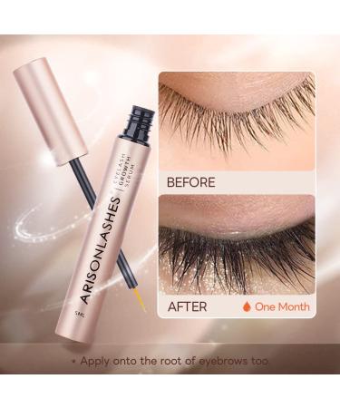 Premium Lash Serum for Longer, Fuller Natural Lashes & Brows - 5ML - Buy Online on GoSupps.com