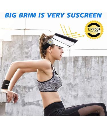 WAYCOM Sun Visor Hat - Premium UPF 50+ Protection Cap for Women - Ideal for Fishing, Hiking, Camping - Adjustable with Magic Sticker - Buy Online on GoSupps.com
