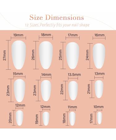 Canvalite Black Almond Press On Nails - 24 Nail Kit | Reusable Fake Nails - Buy Online on GoSupps.com