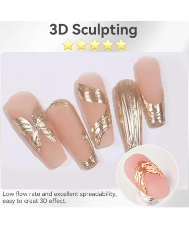 3D Nail Gel - 30ml Strong Sculpting Adhesive | Manual Nail Sculpting Gel - for Beginners Women Home Salon Studio Manicure Care - Buy Online on GoSupps.com