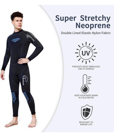 Rrtizan 3mm Men's Wetsuit - Full Body Diving Suit for Cold Water Activities - Buy Online on GoSupps.com