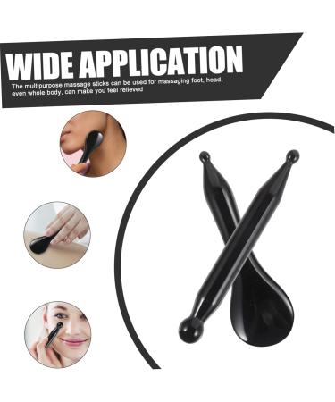 Homsfou 2-in-1 Gua Sha Body & Face Massage Tool | Acupuncture Point Stick & Beeswax Massage Device for Whole Body Relaxation | International Shipping Available - Buy Online on GoSupps.com