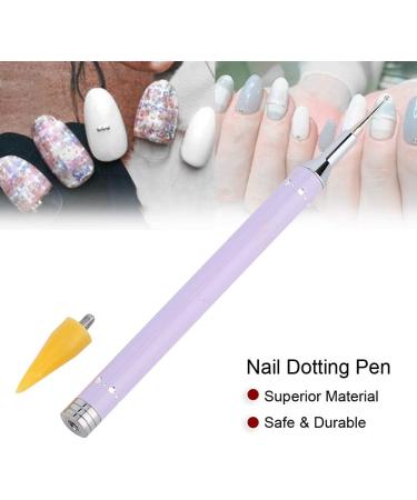Dual Ended Dotting Pen Nail Art Tool - Purple/Yellow/Blue - Manicure Painting & Stone Picker - Buy Online on GoSupps.com