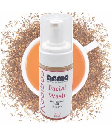 Rooibos Antioxidant Face Wash | 4 fl Oz | Hydrating Face Wash & Body Wash | Ideal for Sensitive Dry Skin | Non-Irritating | Won't Clog Pores |
