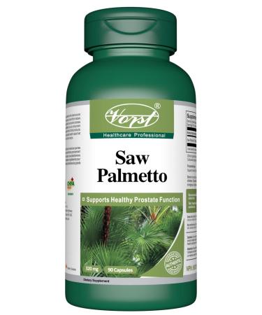 VORST Saw Palmetto 320mg With 8:1 Extract Ratio (2560mg Raw Extract Equivalent) 90 Capsules | For Prostate Health Support & Hair Loss Treatment by Blocking DHT | Powder Pills | 1 Bottle 90 count (Pack of 1)