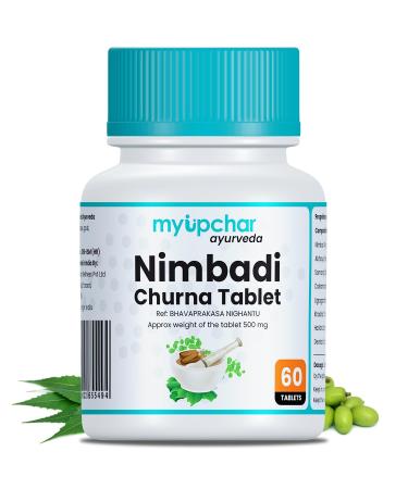 Ayurveda Nimbadi Churna Tablets for Clean Body and Healthy Skin Free from Chemicals parabens Mineral Oils or Petroleum (60 Tablets)