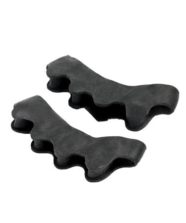 Elfstone 1 Pairs(Black)Silicone Toe Spacers for Correct Toe Alignment Bunion and Hammertoe Straighteners