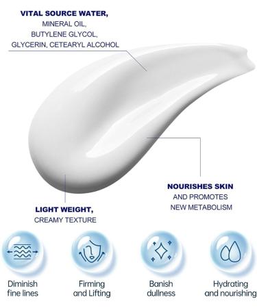 50ML Tighten and Lift Neck Cream Neck Firming Cream Tightening and Repair Decolletage Cream Advanced Neck Firming Cream - Best For Tightening Sagging Skin Wrinkles Improving Neck - Buy Online on GoSupps.com