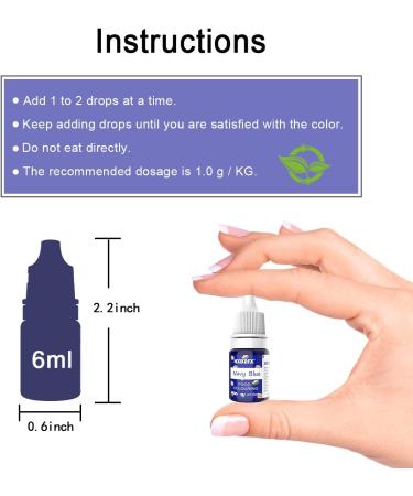 12 Colours x 6ml Concentrated Liquid Cake Food Colouring Set - Buy Online on GoSupps.com