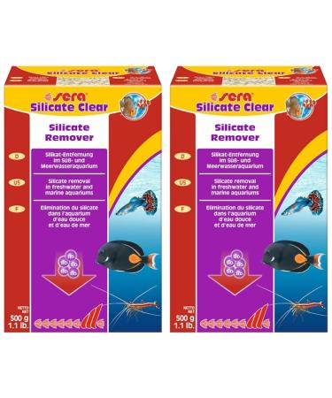 sera marin Silicate Clear 500 g - Permanent silicate removal (pack of 2) 500 g (pack of 2) Single