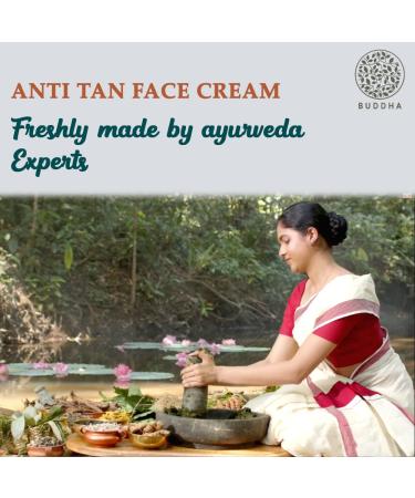 Buddha Natural Face Cream - Anti Tan Skin Brightening & Tone Improvement (75g) - Buy Online on GoSupps.com