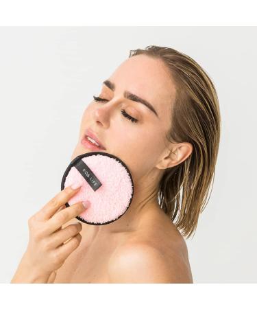 Koa Life Facial Puff | Reusable Microfiber Exfoliator Scrubber for Sensitive Skin | Washable Pink Face Sponge to Purify & Remove Makeup - Buy Online on GoSupps.com