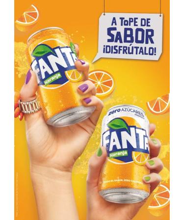 Fanta Zero 2L Orange Plastic Insulated Bottles Pack of 6 - Buy Online on GoSupps.com