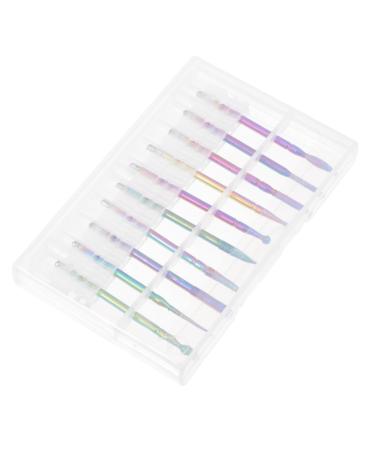 IWOWHERO 1 Set Nail Polisher Manicure Bits Manicure Pen Sander Nail Polishing Drills Acrylic Nail Art Tools Cleaning Kits Manicure File Heads Disassembler Alloy Tungsten Steel Exfoliating