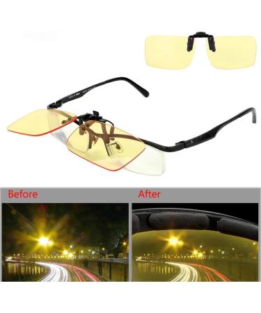 Buy Dyhqq 2 Pcs Blue Light Protection Clip-On Glasses | Anti-Eye Strain & UV Filters for Screen Use - Buy Online on GoSupps.com