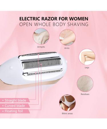 Women's Electric Bikini Trimmer & Shaver - Cordless USB Rechargeable, Wet/Dry, Painless - Buy Online on GoSupps.com