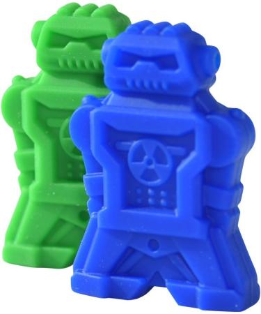 Chubuddy Robot Chewy Robotz - Green Non-Toxic Chew Toy for Light Chewers - Buy Online on GoSupps.com
