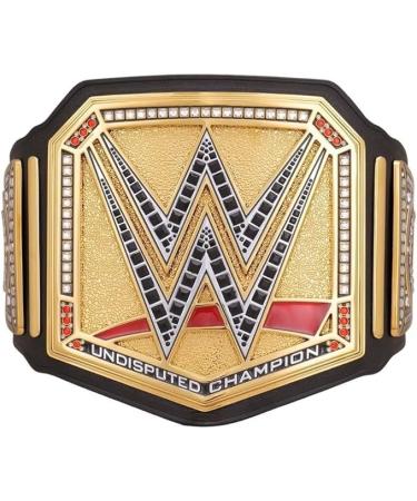 Generic Undisputed Championship Title Belt with Metallic Sideplates and Adjustable Strap for (Adults) Gold Adult - Buy Online on GoSupps.com