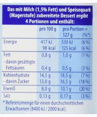 Dr. Oetker - Quark fine vanille (Quarkfein Vanille) | Poids Total 55 grams - Buy Online on GoSupps.com