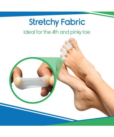 ViveSole Toe Sleeve Protectors (24 Pack) - Silicone Cushion Tube Pads for Small Toes - Blister Prevention and Callus Treatment - Reduce Friction and Overlapping - Women's Foot Care Solution - Buy Online on GoSupps.com