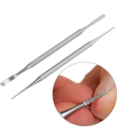 Ingrown Toenail Treatment Kit Stainless Steel Nail Care Tools Podiatry Kit Double Ended Toenail File Toe Nail Corrector for Nail Care - Buy Online on GoSupps.com