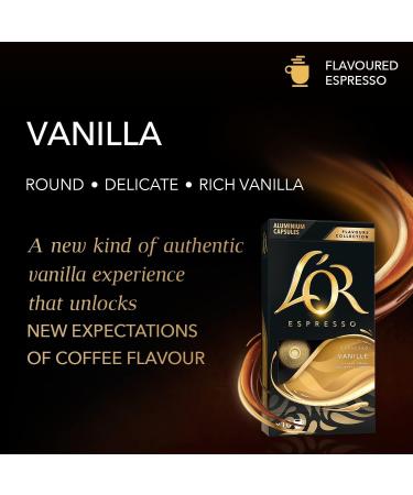 L'OR Caf 10 Vanilla Espresso Capsules Nespresso Machine Compatible 52g - Buy Online on GoSupps.com