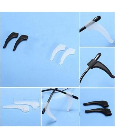 WILLWA Glasses Anti-Slip Ear Hook Clip - Silicone Fixed Ear Hook Accessories for Secure Fit (Color: Svart) - Buy Online on GoSupps.com