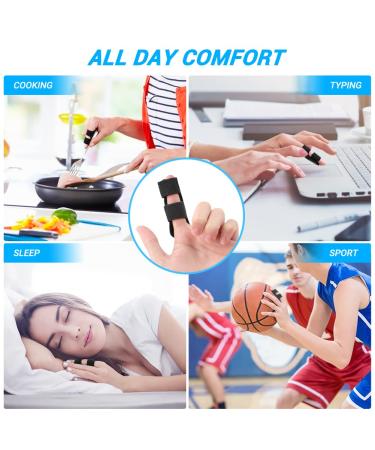 Echify Adjustable Finger Rail - Trigger Finger Protection & Stabilizer for Arthritis & Injuries - Aluminum Support (Black) - Buy Online on GoSupps.com