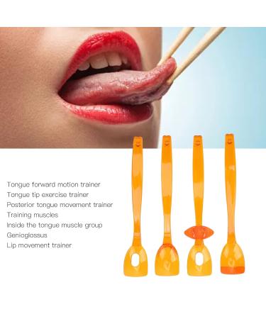 Electric Tongue Muscle Trainer - Lip Tongues Rehabilitation Device for Clear Speech & Mouth Muscle Restoration (Large Orange) - Buy Online on GoSupps.com