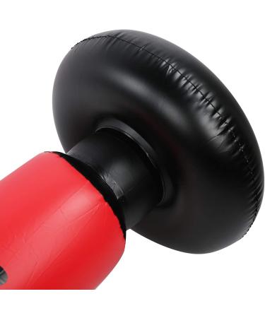 Punching Bag - Black & Red Kickboxing Bag for Taekwondo | Compact Fast Rebound | Fitness & Stress Relief - Buy Online on GoSupps.com