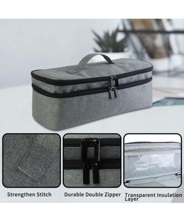 korvre Double Layer Travel Hair Dryer Organizer Curling Wand Bag Hair Dryer Accessories Storage Bag for - Buy Online on GoSupps.com