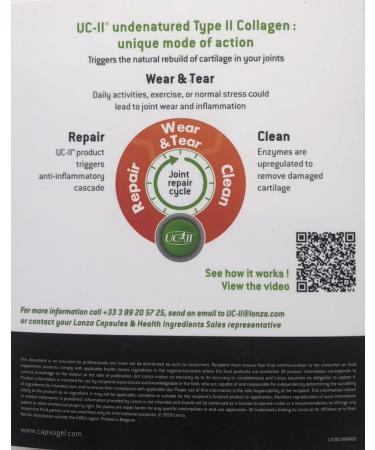  pure capsules Lonza UC-II Type 2 Collagen Powder Undenatured Type II Collagen Powder Manufactured by Lonza 10g Pack/250 Day Supply Free Capsule Filling Spoon - Buy Online on GoSupps.com