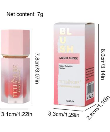 Liquid for Cheeks - Waterproof Super Dewy Liquid Stick Cream Face Natural Smudgeproof Long-Wearing Cream for Lips Eyes Cheek Fanelod 04# - Buy Online on GoSupps.com
