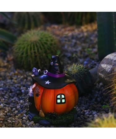 Garden Decoration Halloween Statue Resin Glowing Witch Ornament Waterproof Halloween Decoration Garden Outdoor/3245 1 - Buy Online on GoSupps.com