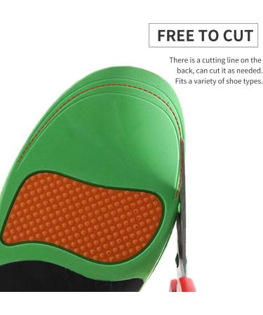 Buy Breathable Arch Support Insoles for Men & Women - Comfort Flat Feet Shoe Inserts for Sports & Foot Health - Buy Online on GoSupps.com