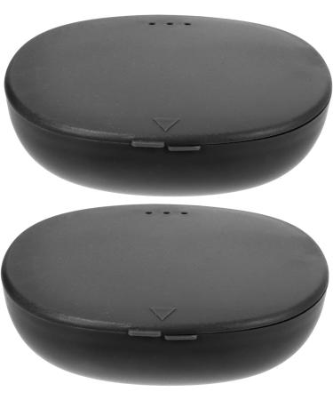 Buy Healvian Silicone Storage SBOX for Menstrual Cup - 4 Pieces Portable Sterilizer Case Black | Ideal Menstrual Cup Carrier - Buy Online on GoSupps.com