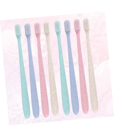 Buy Mobestech Vegan Organic Travel Toothbrush | 2 Boxes of 8 Pieces | Eco-Friendly Manual Care Brush with Cap - International Shipping Available - Buy Online on GoSupps.com